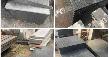 吉安 芝麻黑地铺石材