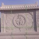 吉安 芝麻白花岗岩屏风，照壁，影壁