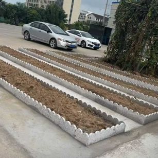 吉安 花边石、花围石、花园石安装效果