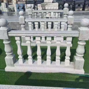 吉安 别墅石材栏杆特写