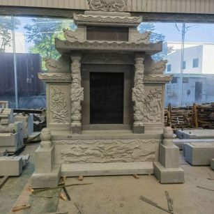 吉安 芝麻灰高档墓碑、土墓，一套也支持定做