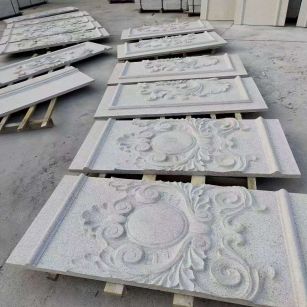 吉安 芝麻白干挂雕花板