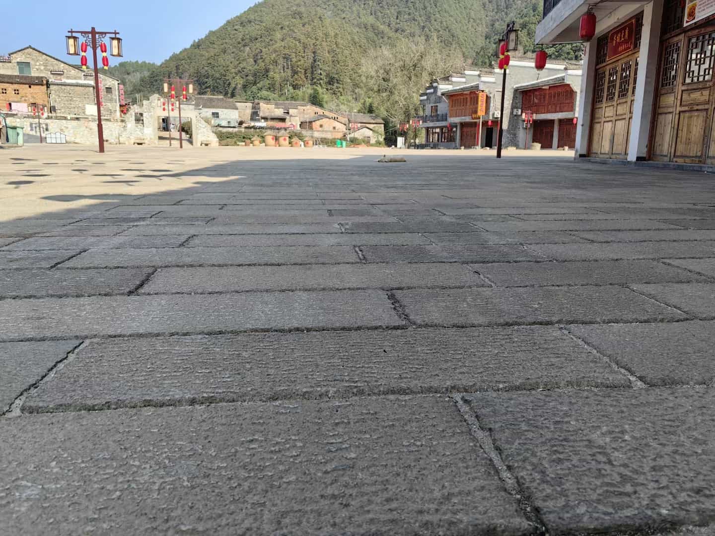 吉安仿古石铺装效果