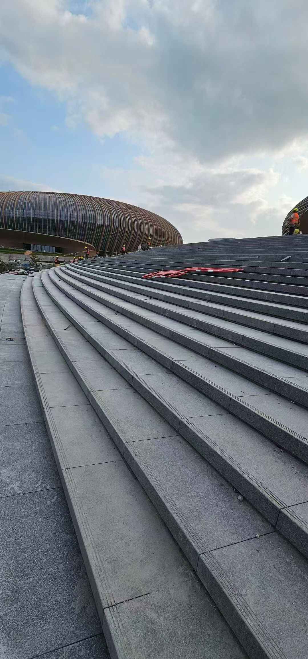 吉安 弧形整石台阶铺装效果图