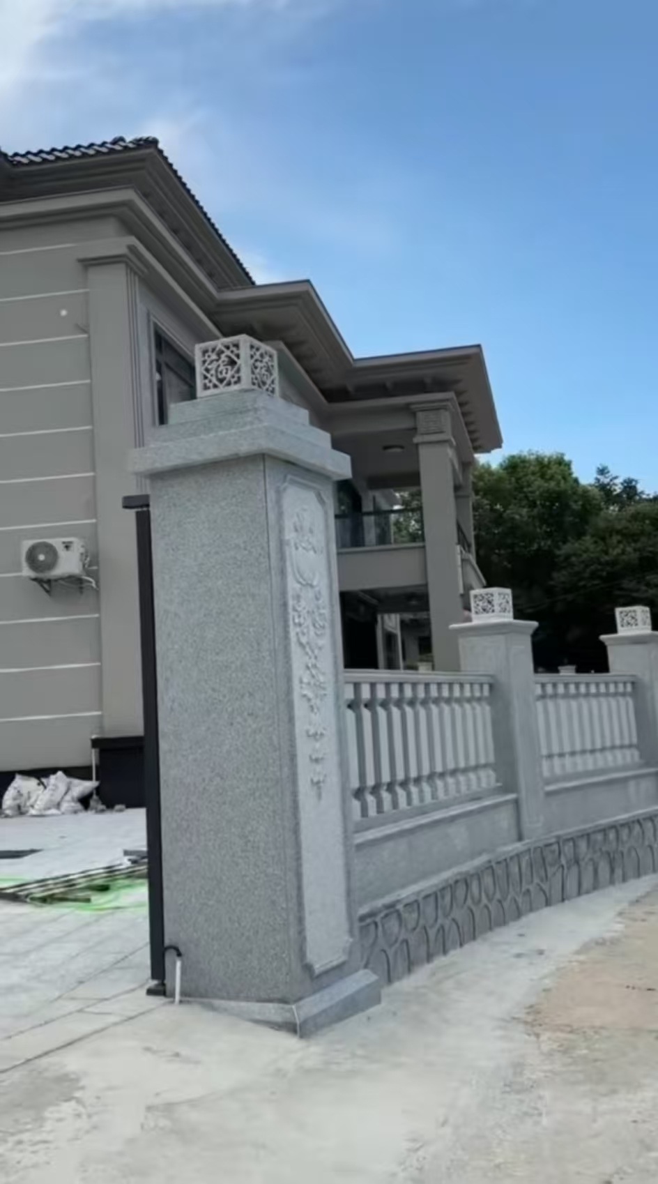 吉安 芝麻白别墅围墙栏杆，私人订制