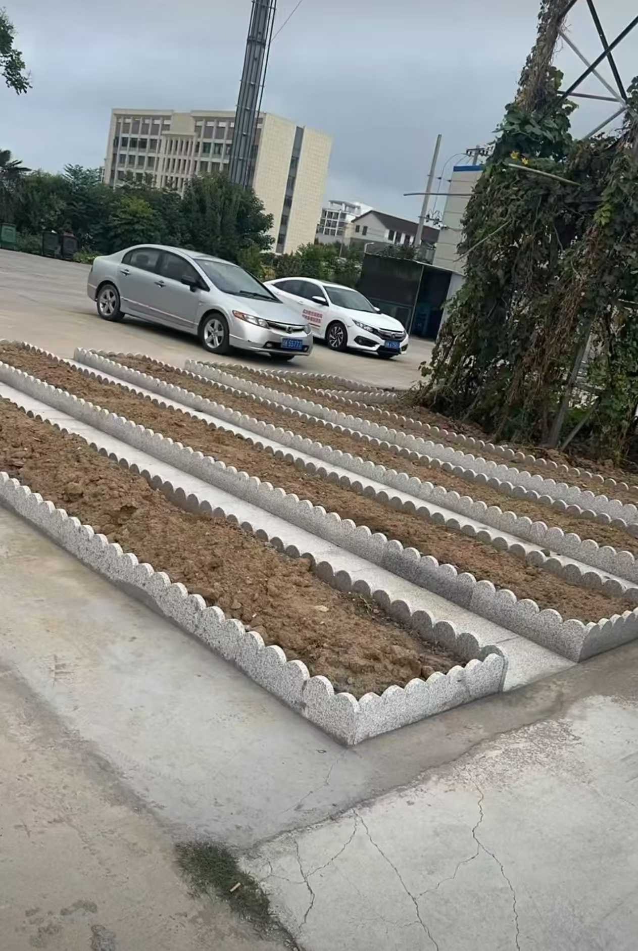 吉安 花边石、花围石、花园石安装效果