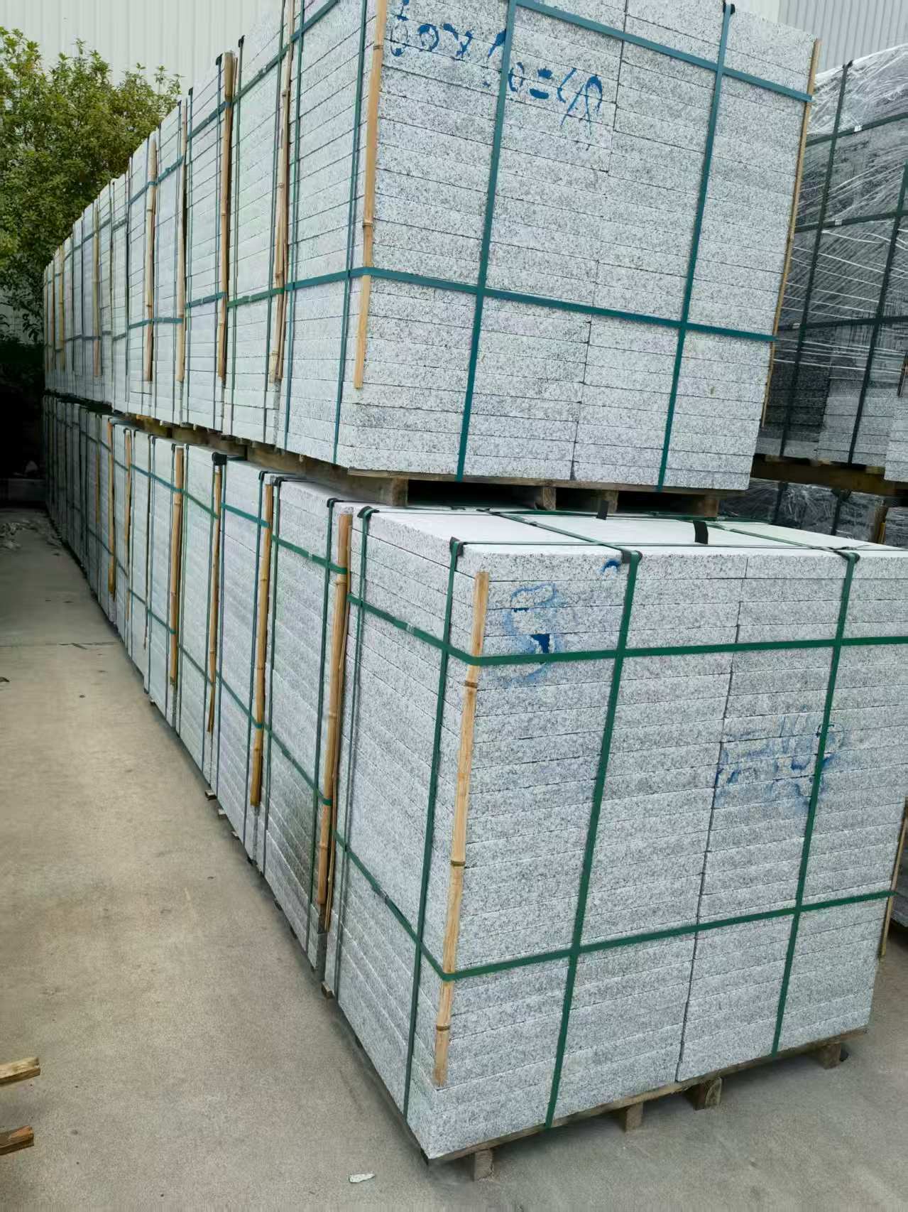 吉安 大花芙蓉白火烧成品，市政园林广场地铺石